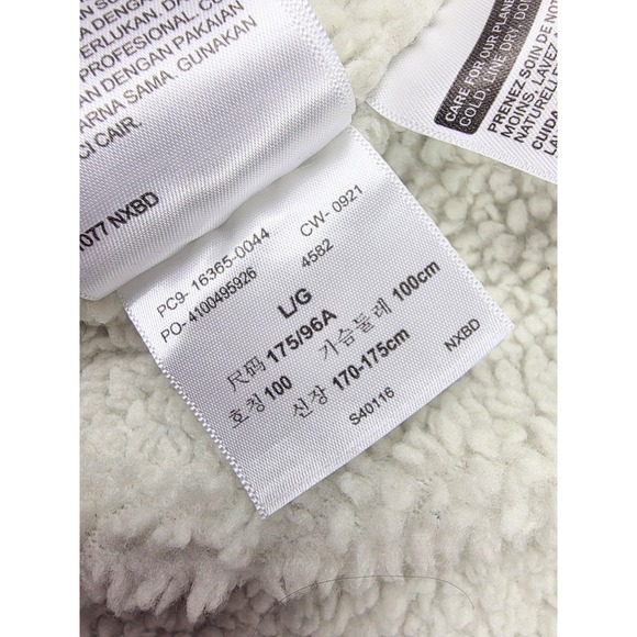 Levi's Relaxed Fit Light Wash Denim/Faux-Sherpa Lined Trucker Jacket Mens Size L - Picture 7 of 9